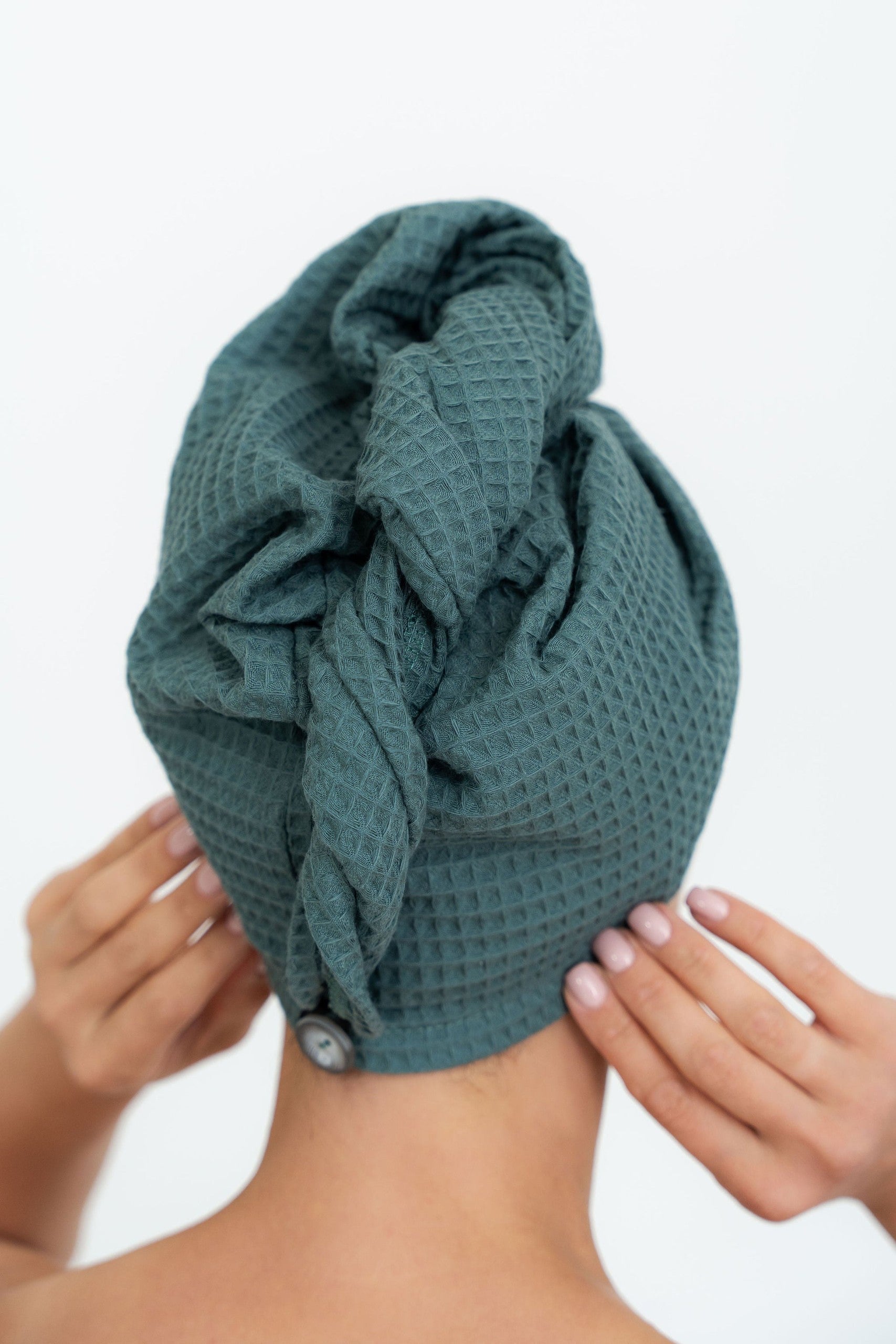 Cotton Waffle Hair Towel/Turban